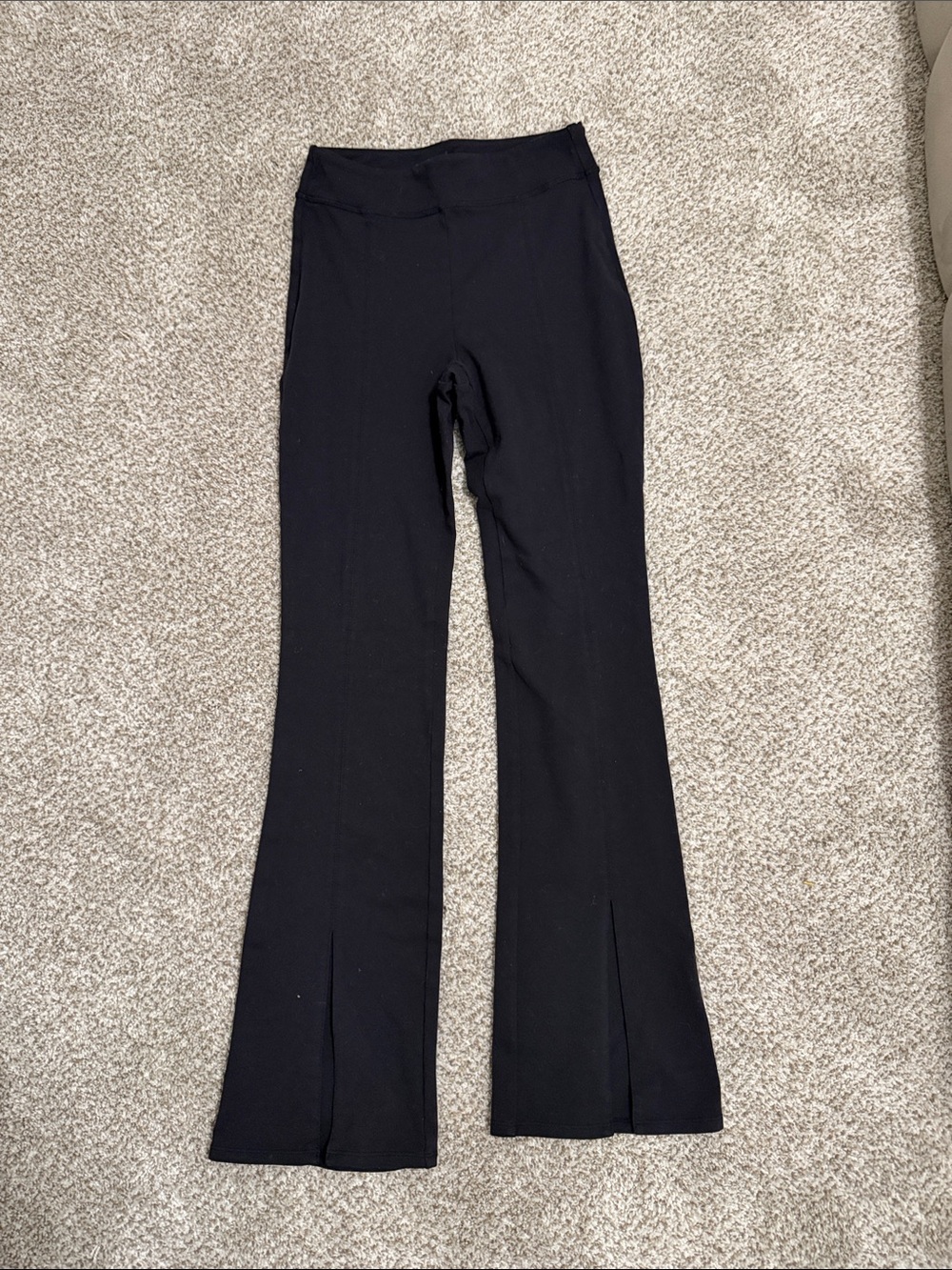 ALO Yoga Black Boot-Cut Flare Leggings